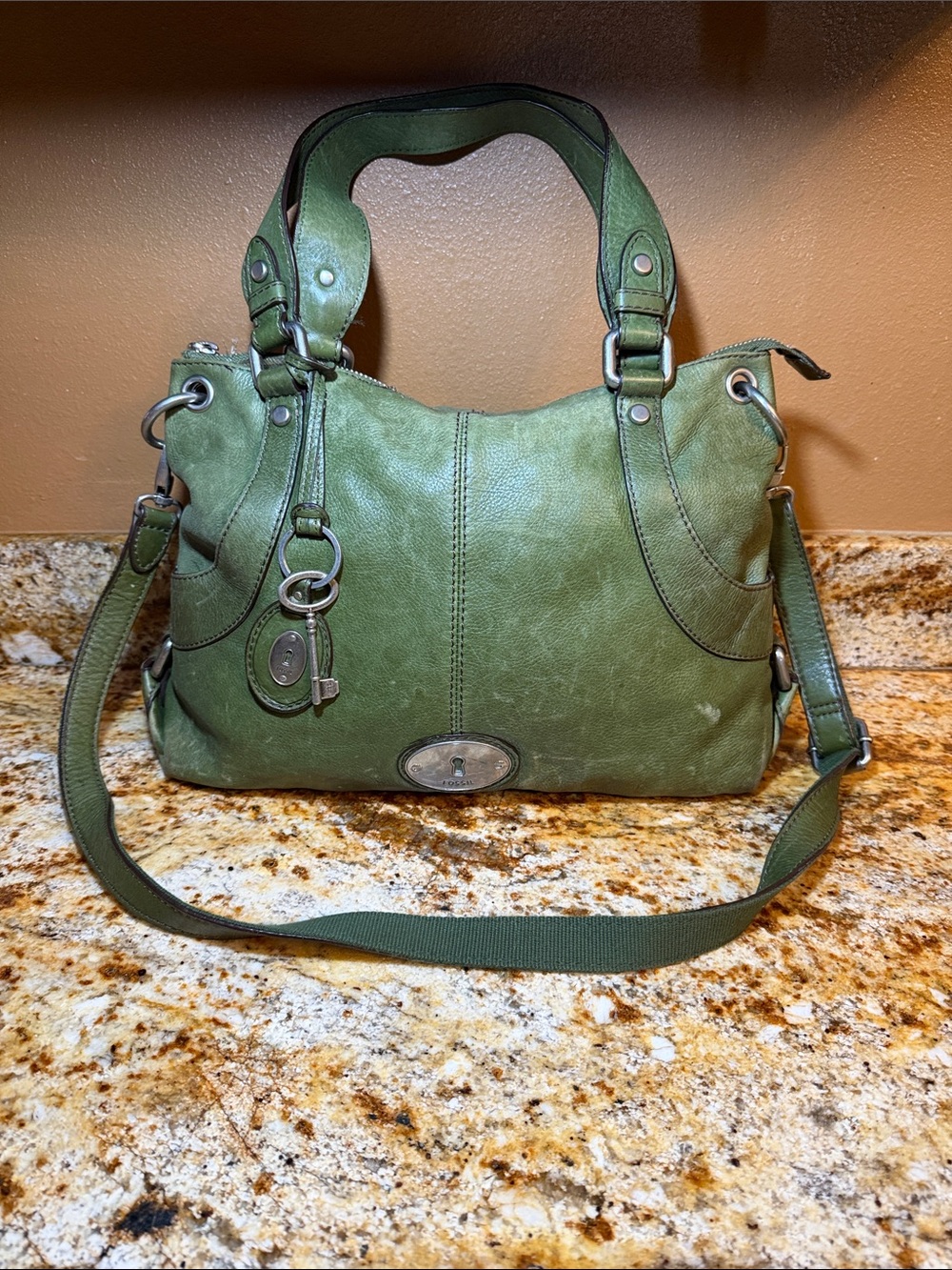 FOSSIL Large Green bag
